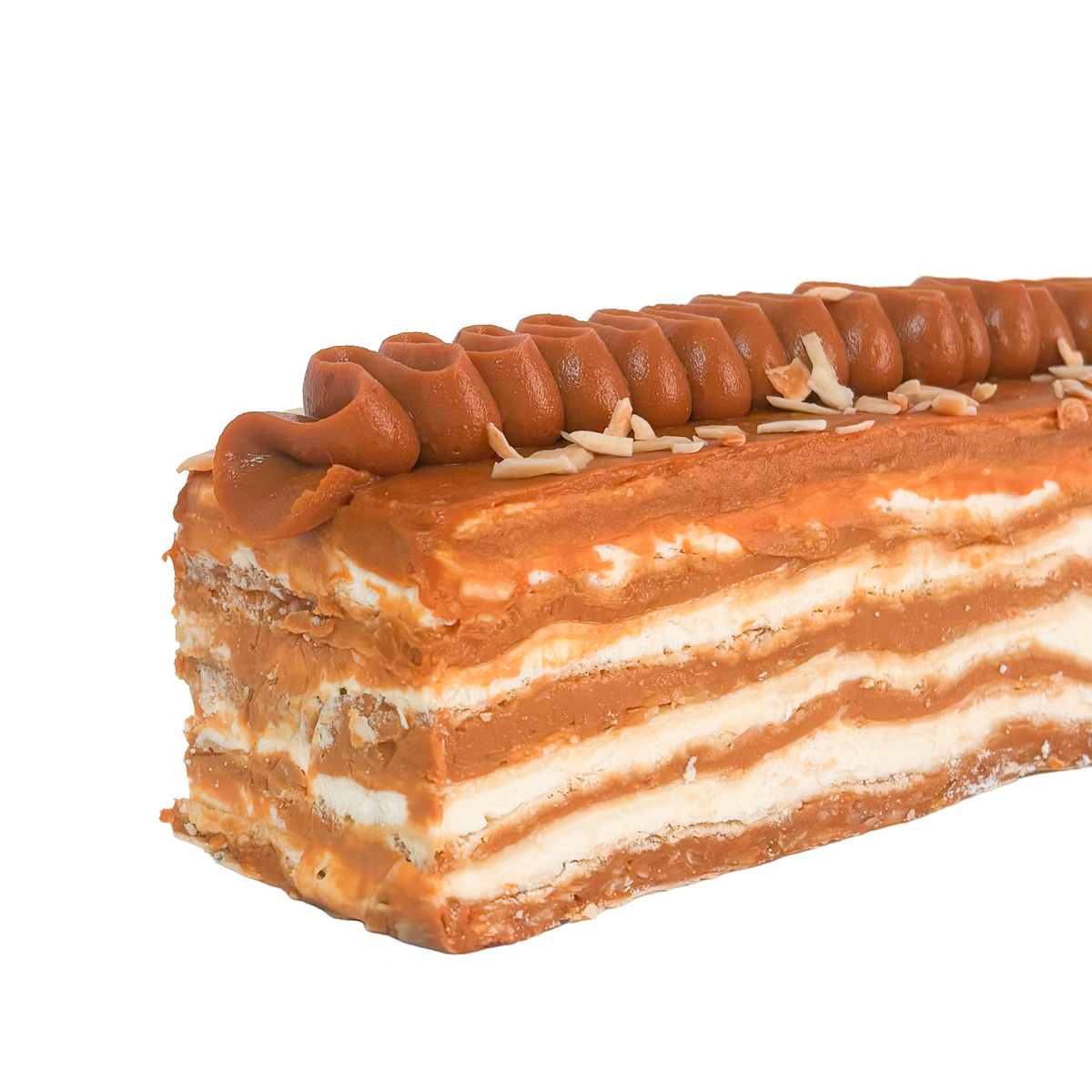 Barra Mil Hojas Crema Almendras Sin Azúcar
