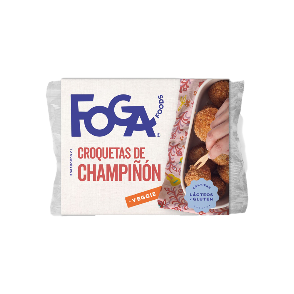 Croquetas de champiñón crujientes por fuera y cremosas por dentro, 12 unidades