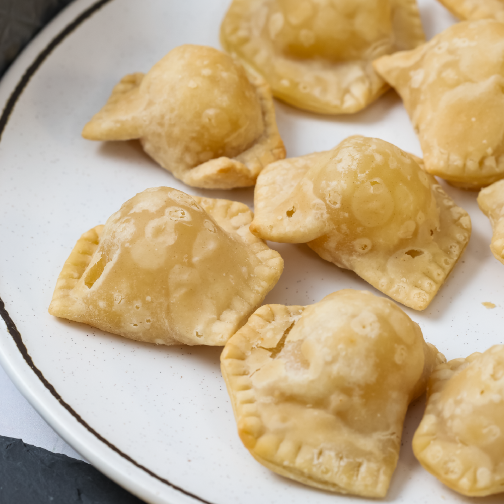 Empanaditas de cocktail fritas listas para hornear, 12 unidades