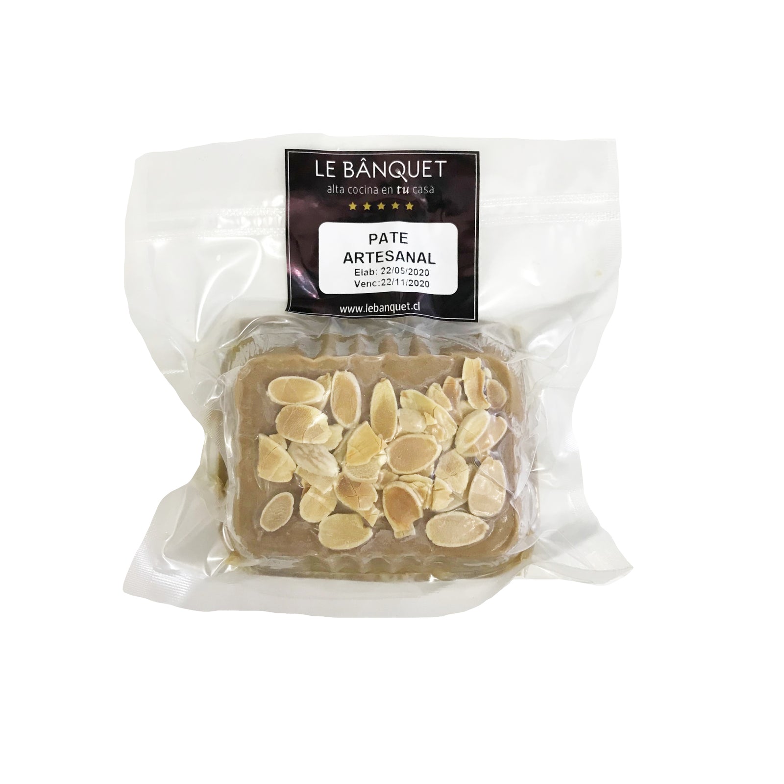 Paté artesanal suave y cremoso, presentación de 200 gramos