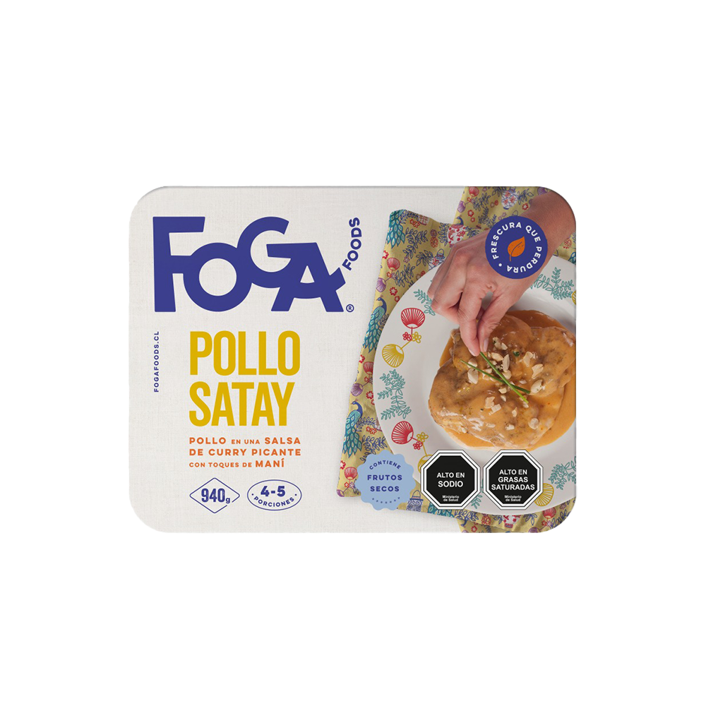 Pollo deshuesado en curry picante con coco y maní, ideal con arroz