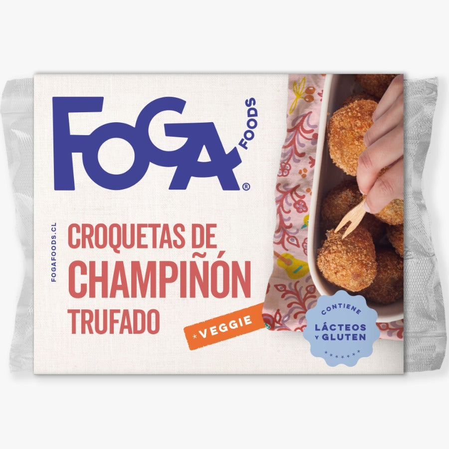 Croquetas champiñón trufado