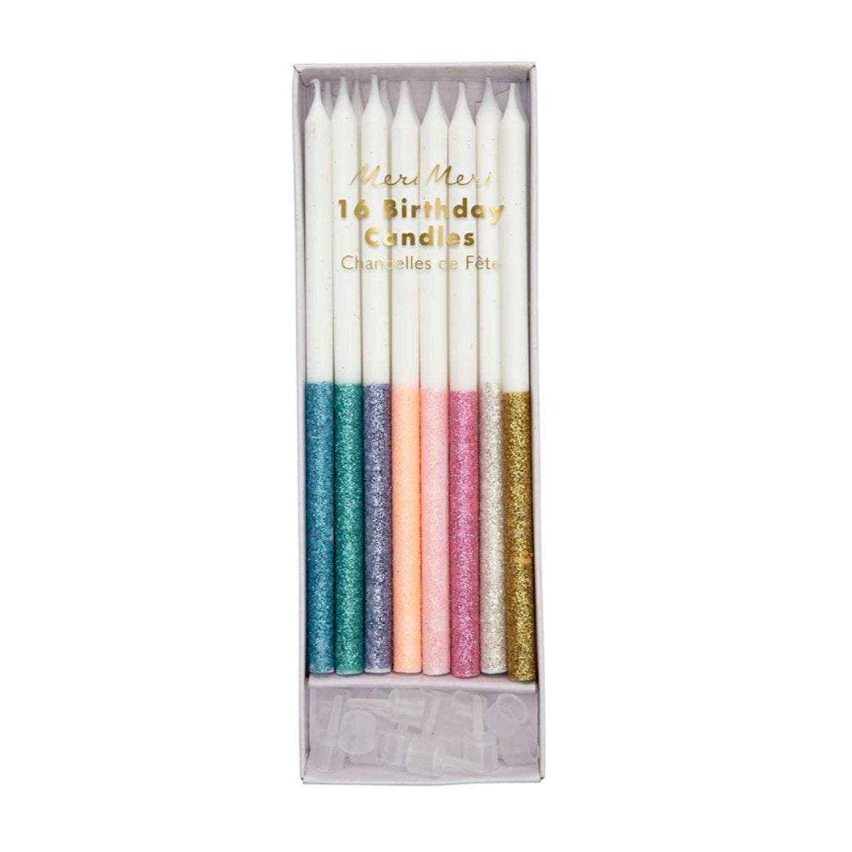 Velas Base Glitter Multicolor