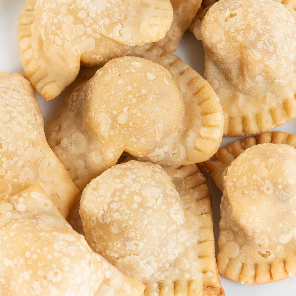 Empanaditas de cocktail fritas listas para hornear, 12 unidades