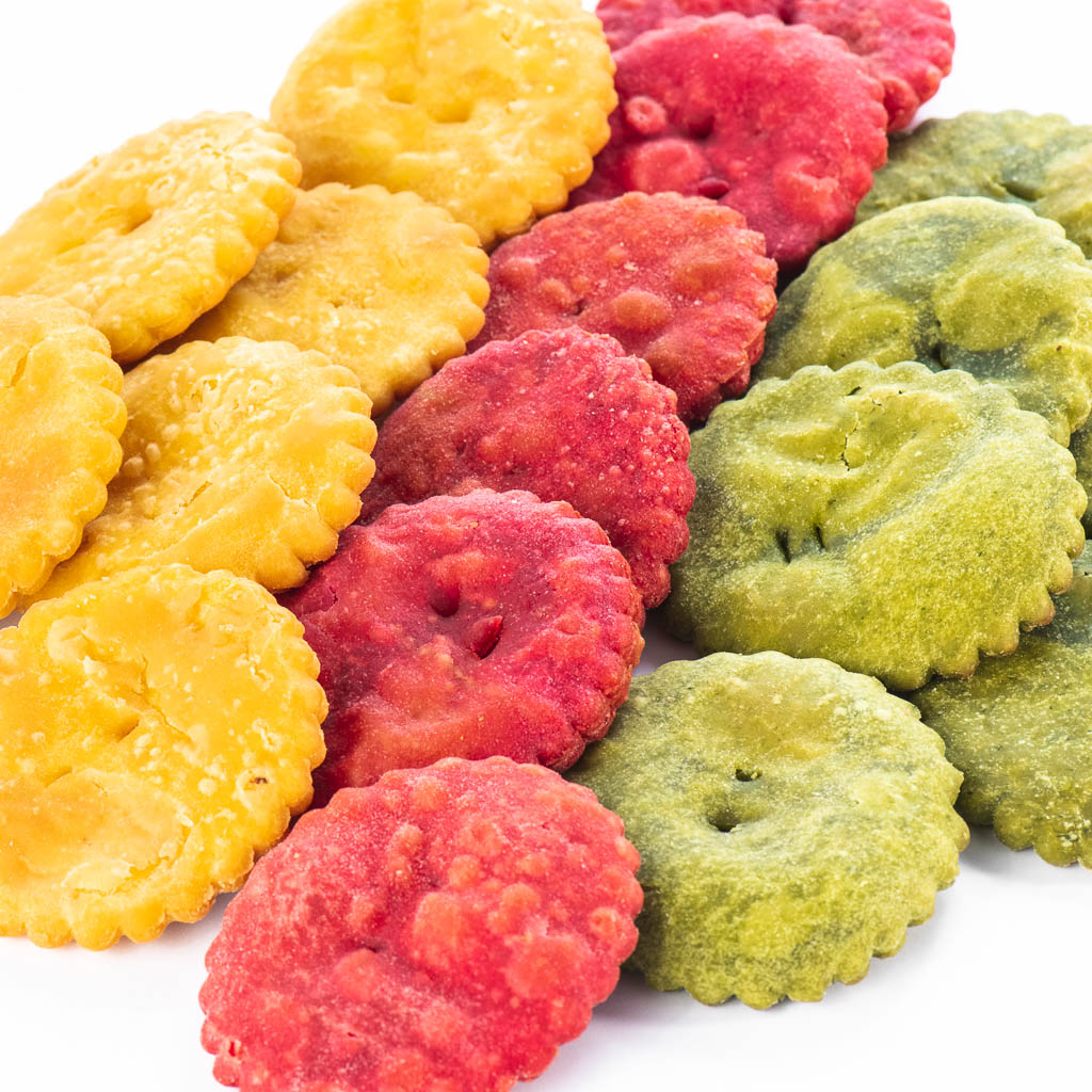 Empanaditas surtidas congeladas de zapallo, espinaca y betarraga