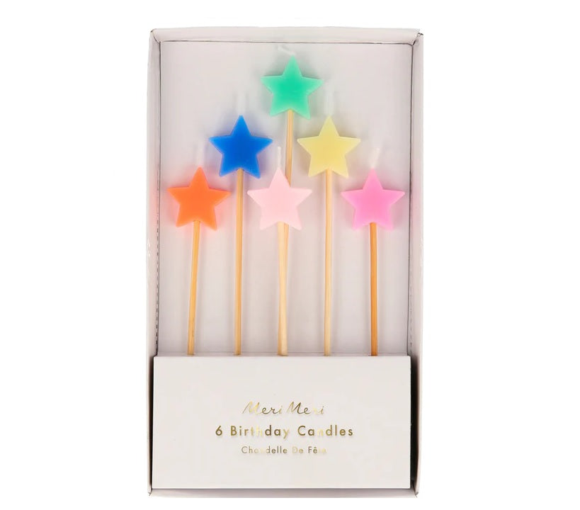 velas de estrella cumpleaños